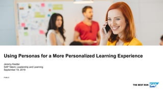 Using Personas for a More Personalized Learning Experience | PPT