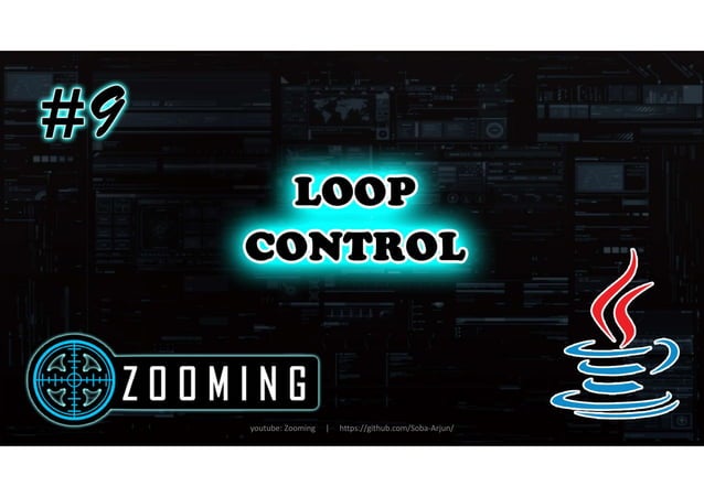 Java loop control | PPT