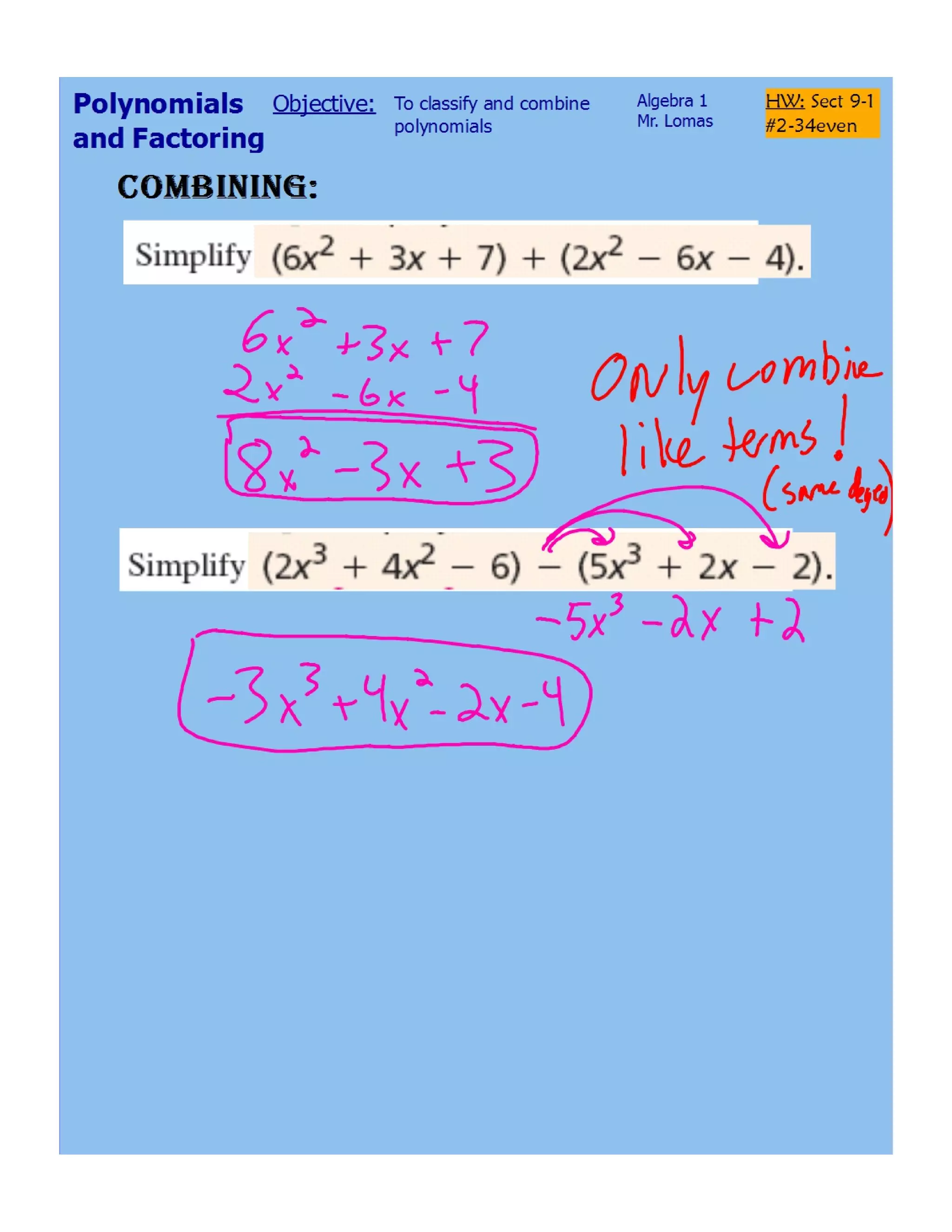 9 1 combining polynomials PDF