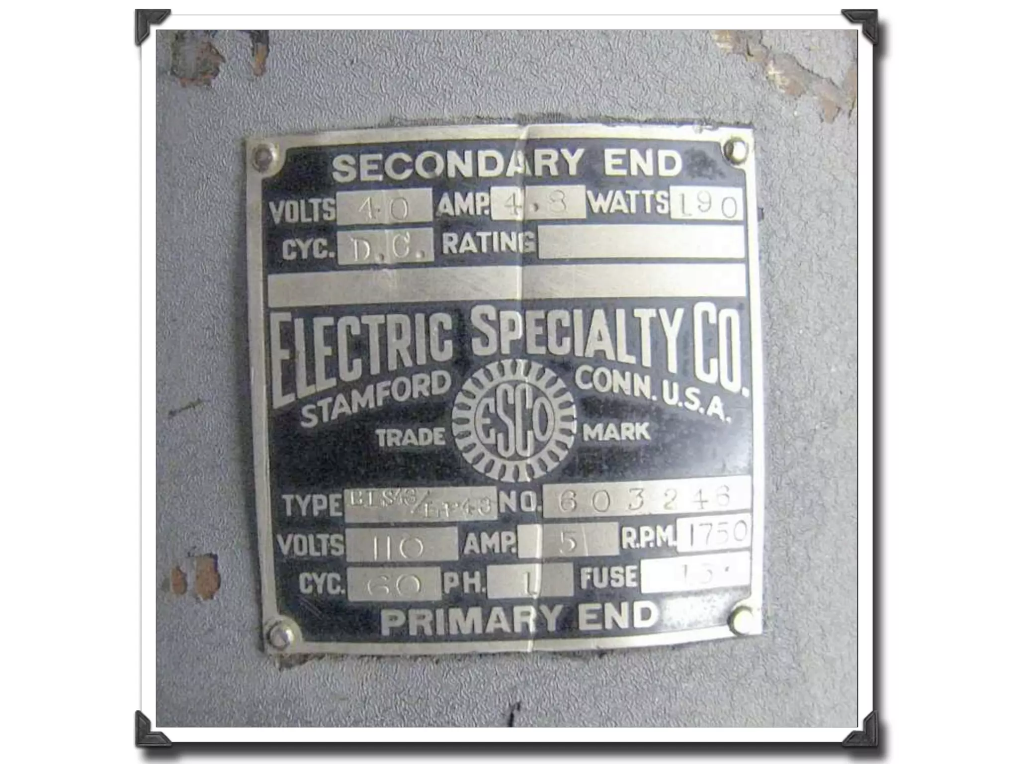 9.2.1 Generator Ratings