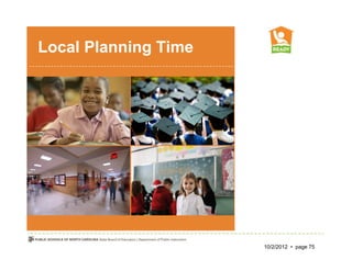 Local Planning Time




                      10/2/2012 • page 75
 