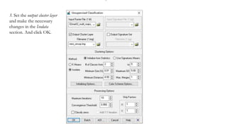 Remote Sensing: Image Classification | PPTX