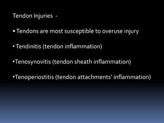 Sheathing Injury Physiotherapy Management in Soft Tissue Injury | PPTX