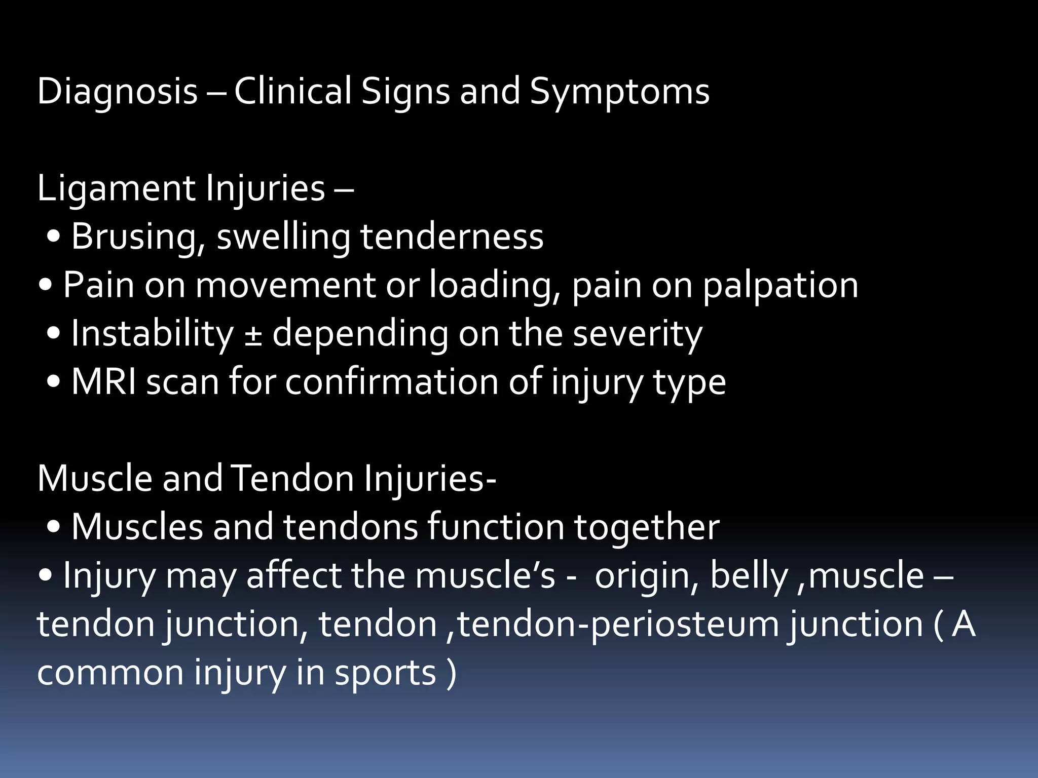 Physiotherapy Management in General Soft Tissue Injury | PPTX