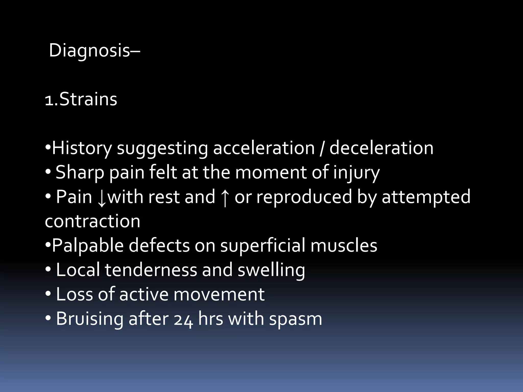 Physiotherapy Management in General Soft Tissue Injury | PPTX