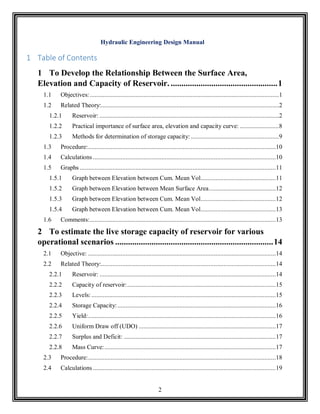 Hydraulic Engineering Design Manual | PDF