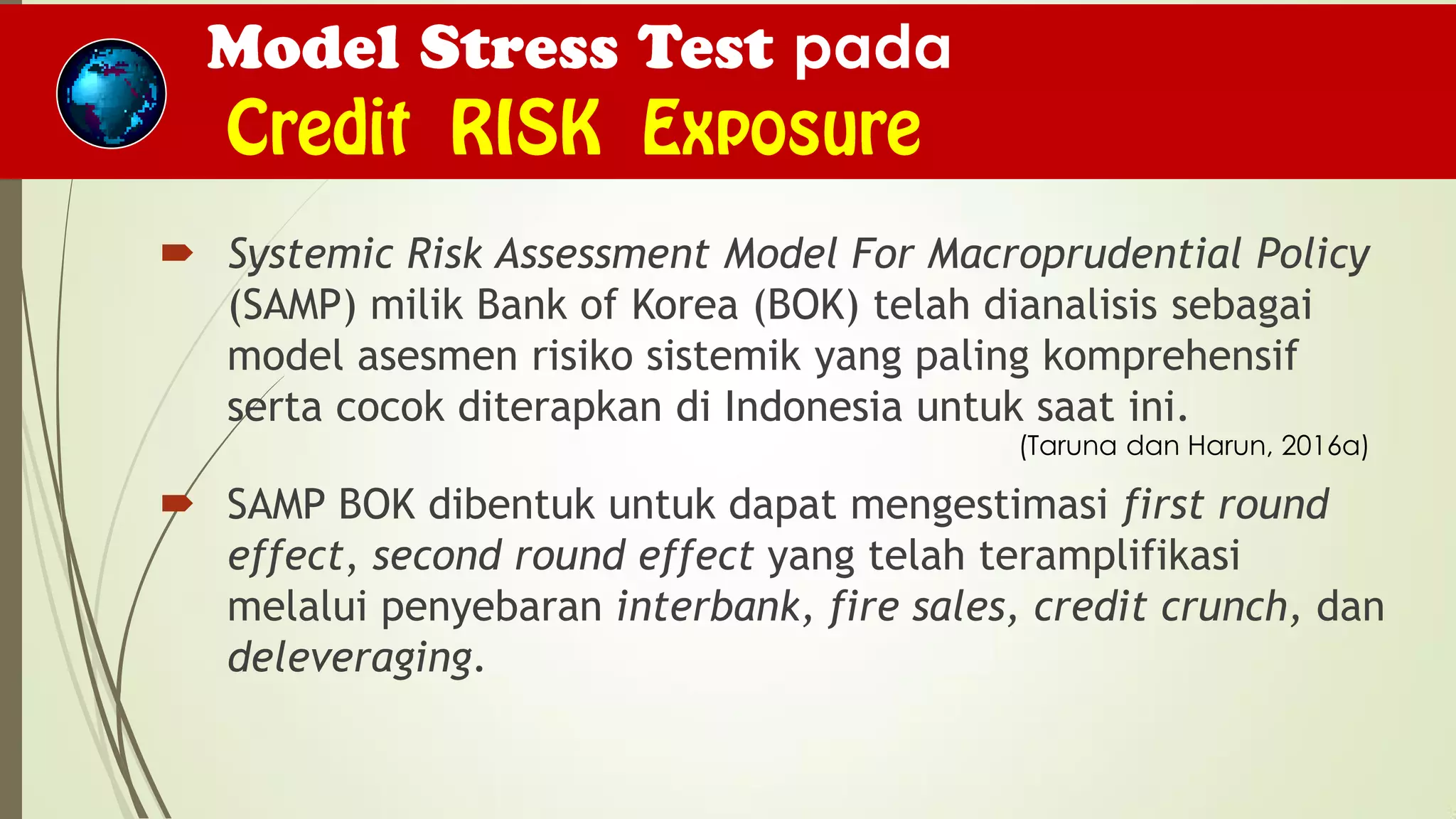 Model Stress Testing pada CREDIT Risk Exposure_ Materi Training | PDF