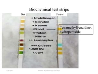 9. automation in urine analysis | PPTX
