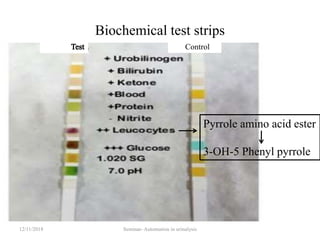 9. automation in urine analysis | PPTX