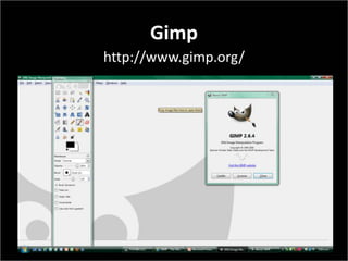 Gimp
http://www.gimp.org/
 