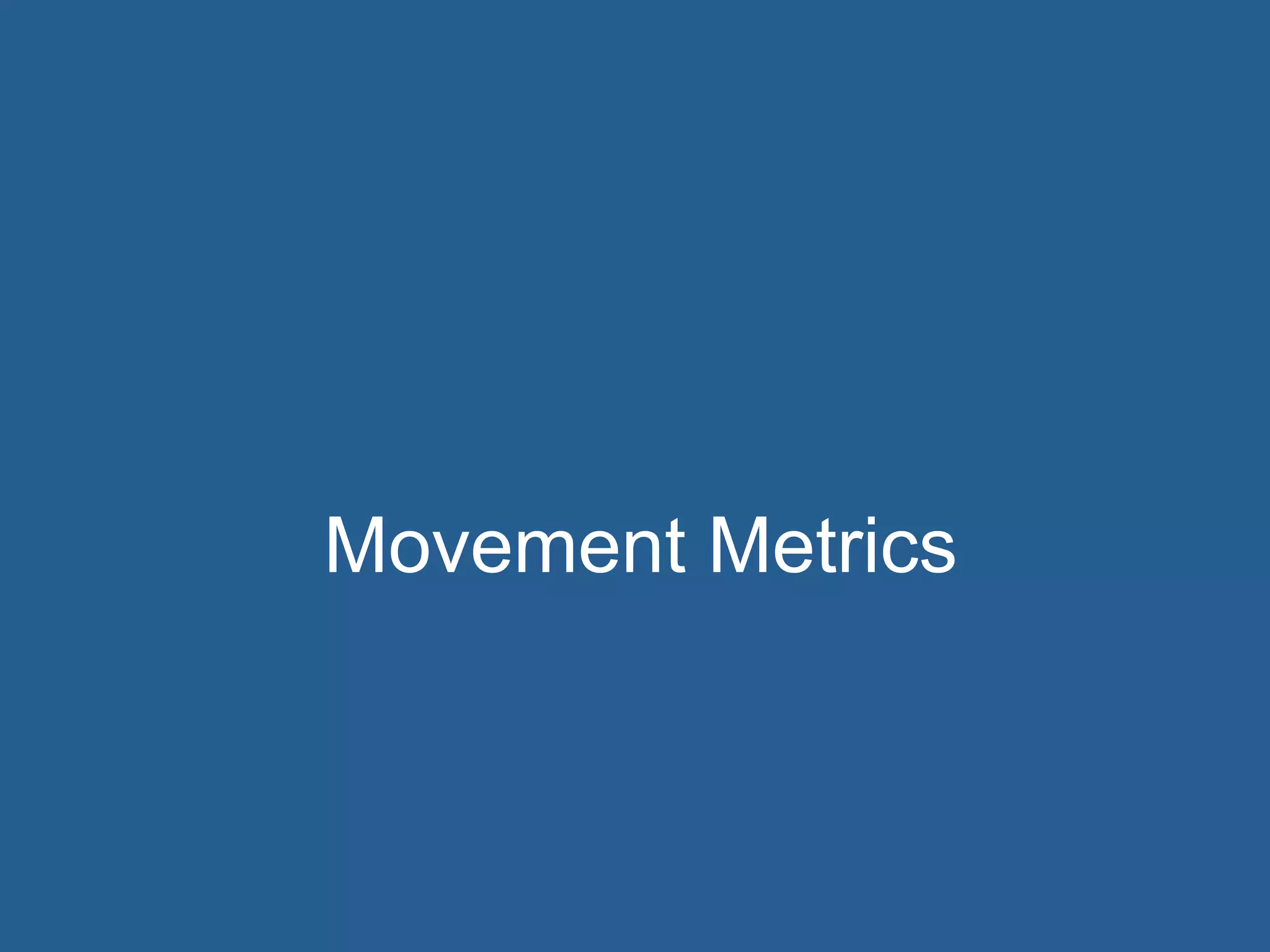 Movement Metrics



                   64	
  
 