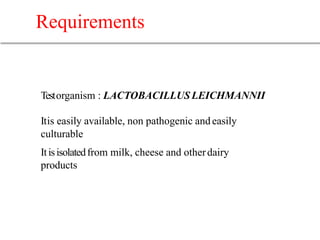 9. Microbiological assay
