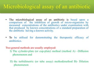 9. Microbiological assay
