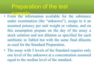 9. Microbiological assay