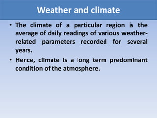 9.1 weather and climate | PPTX