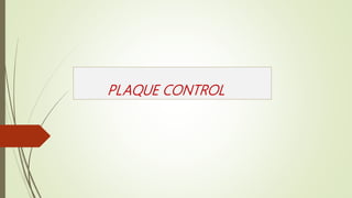 PLAQUE CONTROL
 