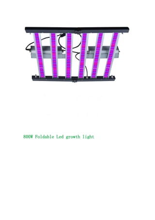 800W Foldable Led growth light
 