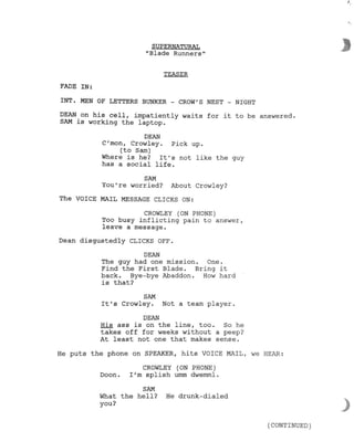 9.16 Blade Runners script | PDF