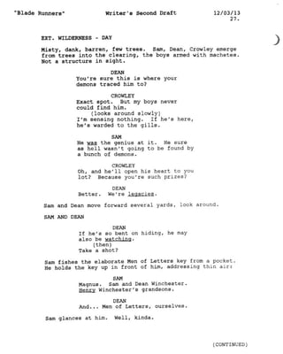 9.16 Blade Runners script