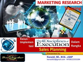 Kasus :
Sales Planning
Dalam
Rangka
Implemen
tasi
Indonesia
Training
 
