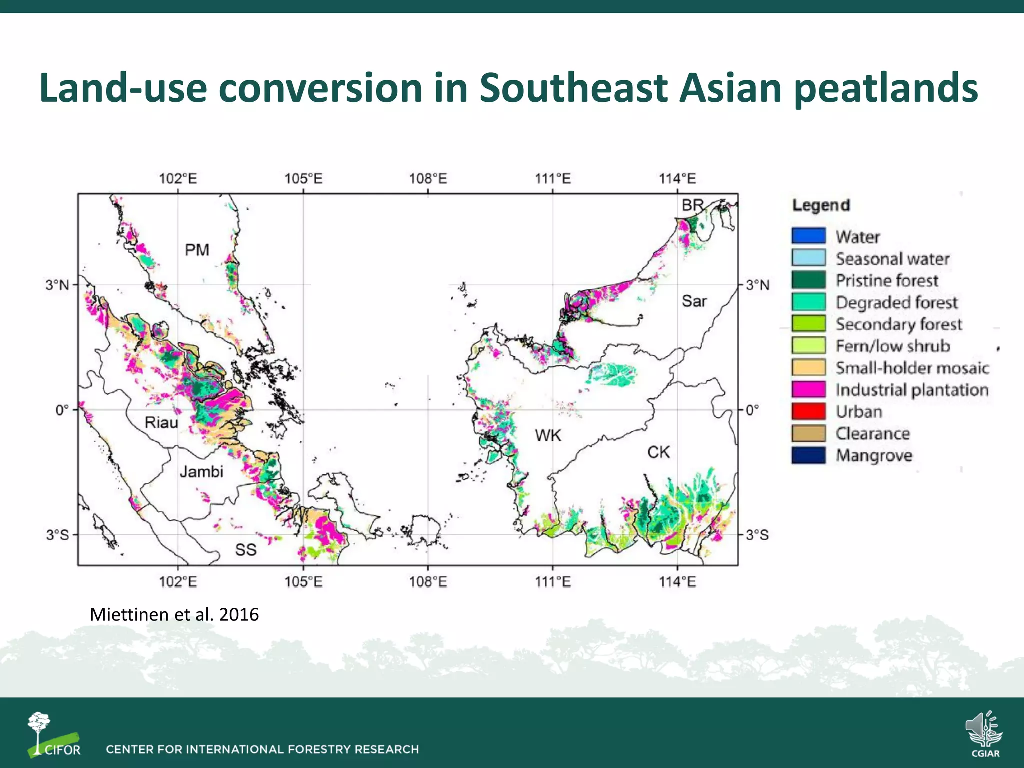 Process-based modelling of peat greenhouse gas emissions in Indonesian ...