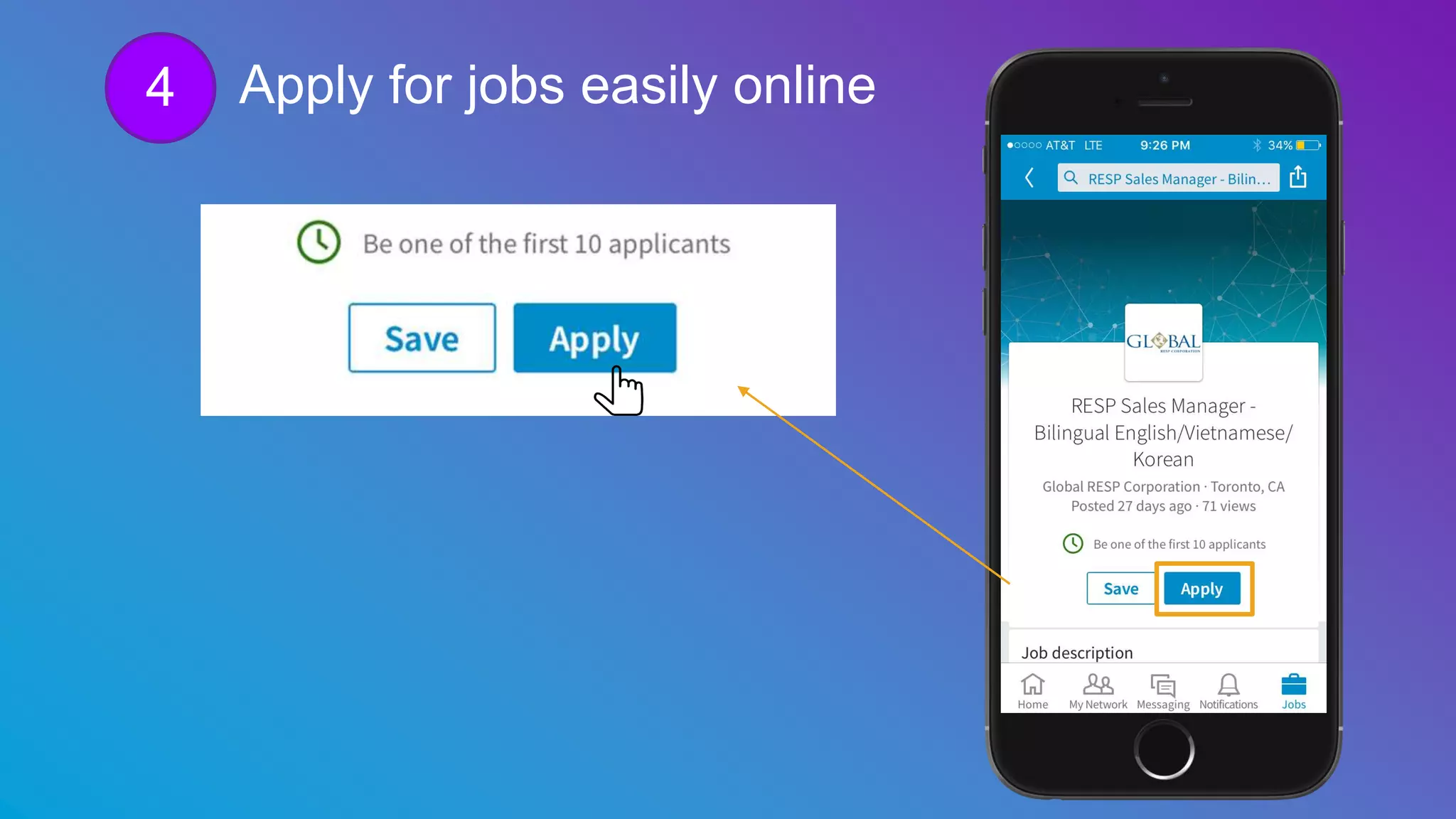 Apply for jobs easily online4
 