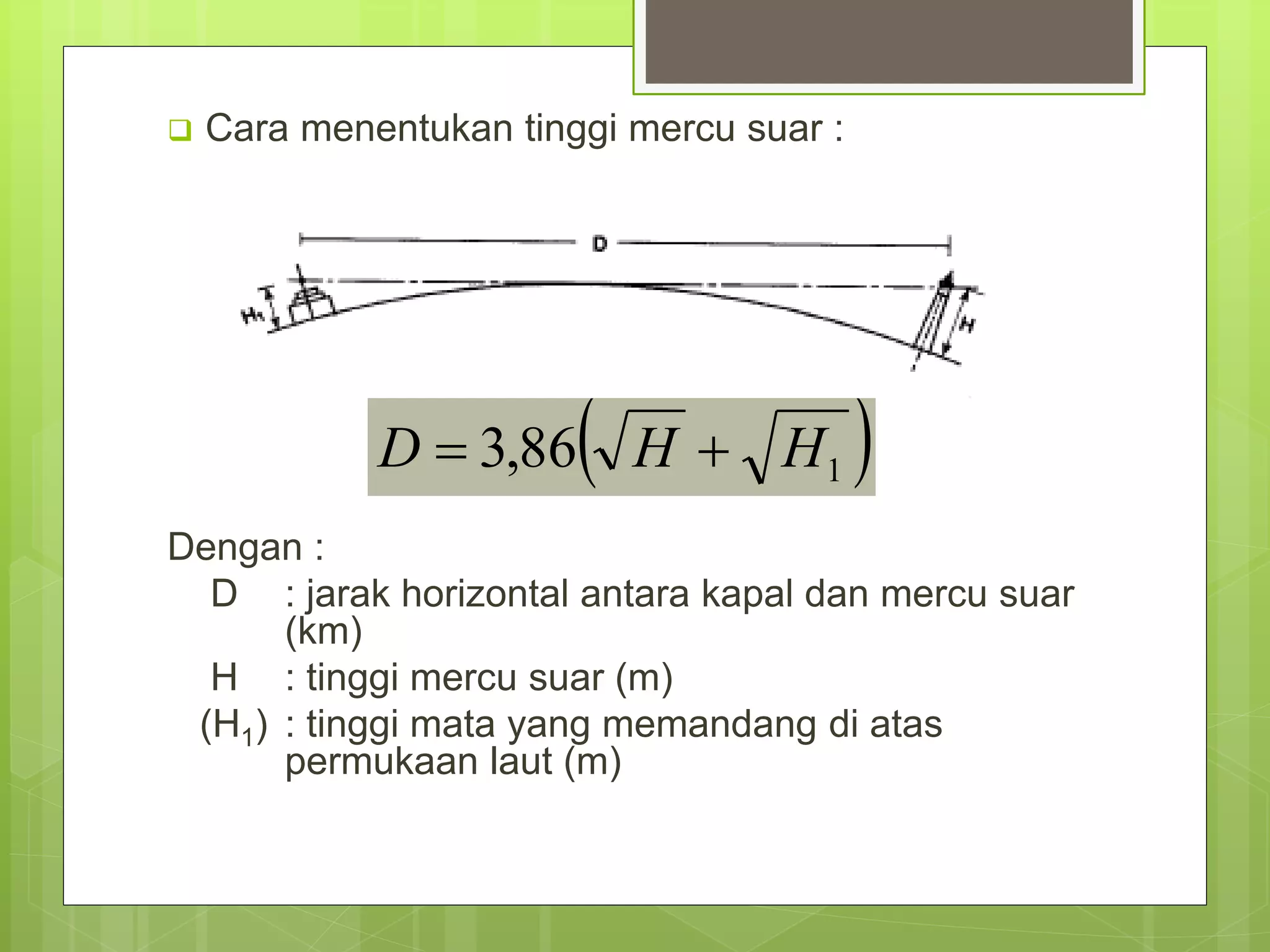 9. alat pemandu pelayaran | PPTX