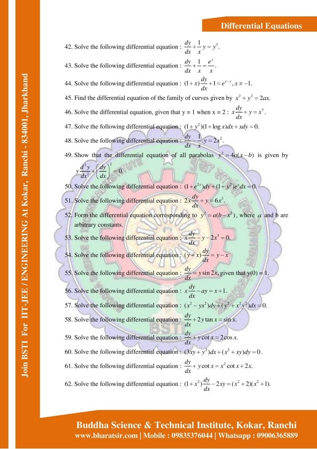 Differential Equations | PDF