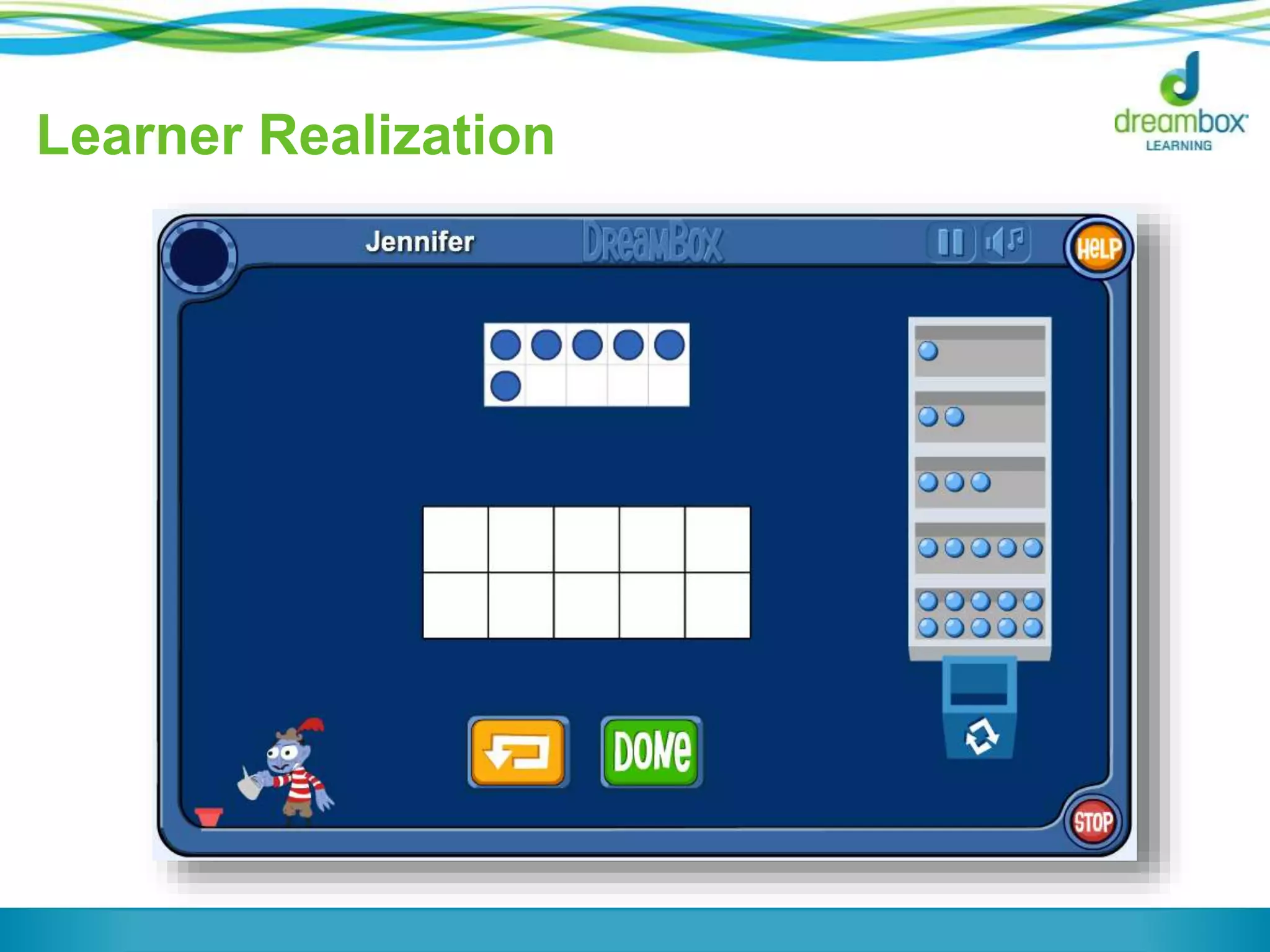 9 
Learner Realization 
 