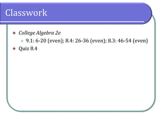 9.1 Sequences and Their Notations | PDF