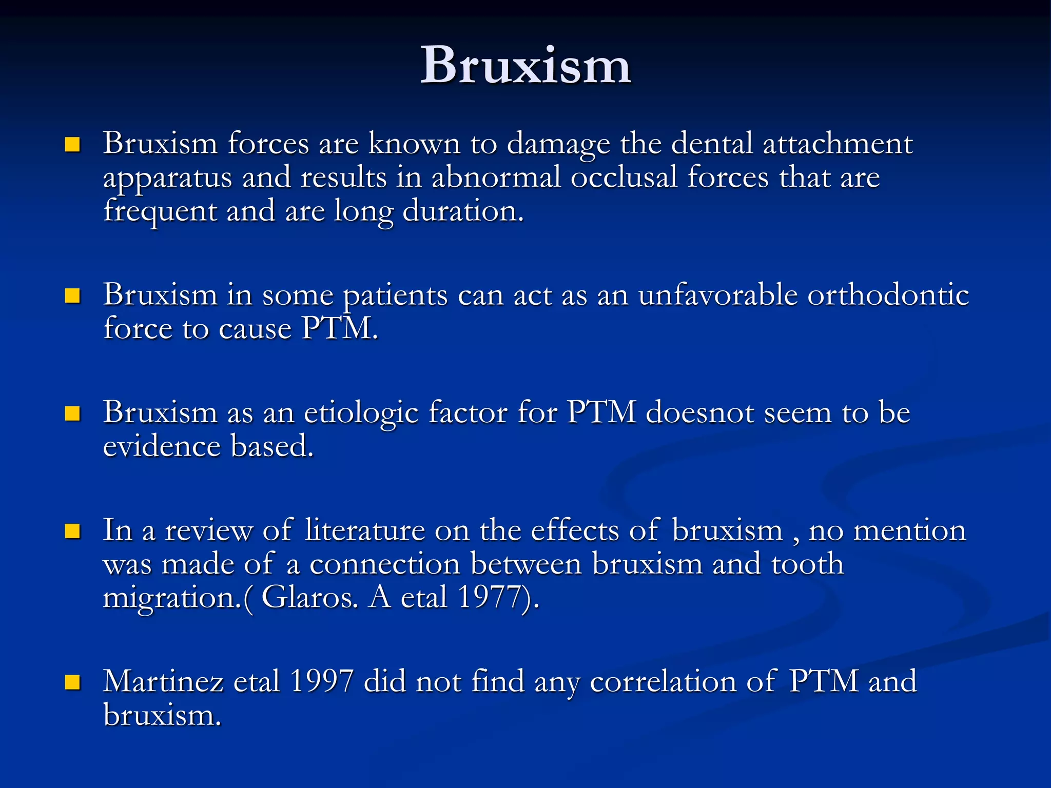 9.Tooth mobility.ppt | Dental Health | Diseases and Conditions