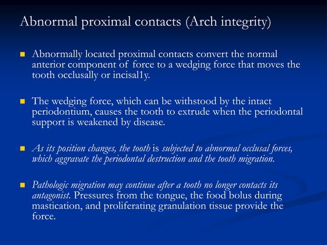 9.Tooth mobility.ppt | Dental Health | Diseases and Conditions