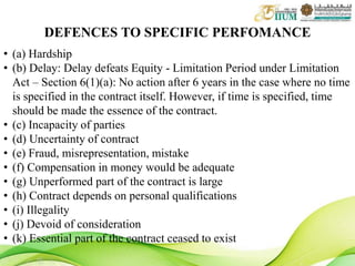9. SPECIFIC PERFORMANCE.ppt