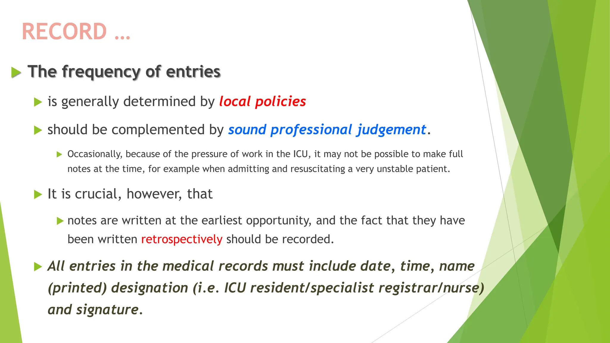 9. Documentation, Recording and Reporting.pptx