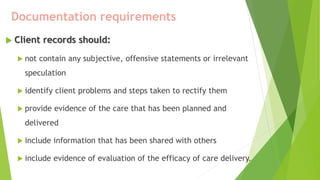 9. Documentation, Recording and Reporting.pptx