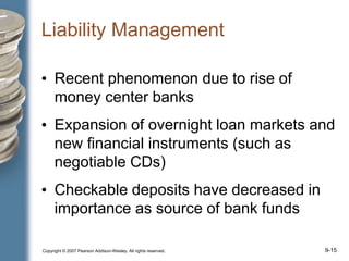 9.pptBanking and the Management of Financial Institutions | PPT