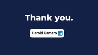 Thank you.
Harold Gamero
 