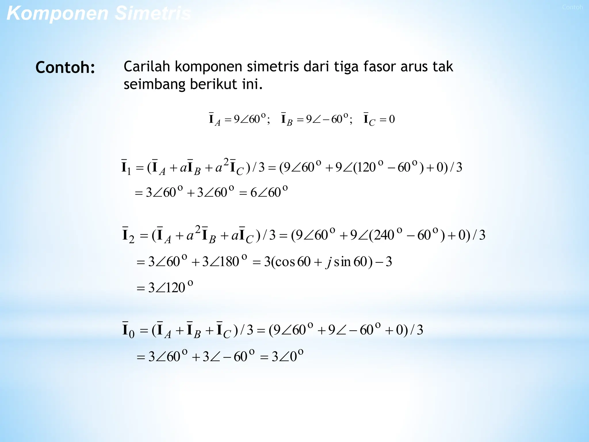 9. Komponen Simetris untuk Analisis Hubung Singkat | PPT | Free Download