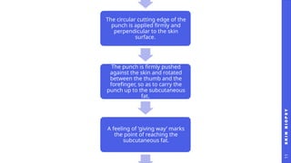 Skin Biopsy in Dermatology | PPTX