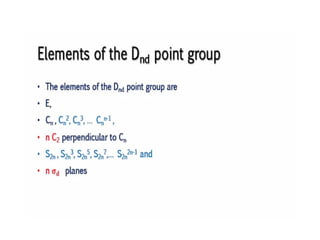 9.Dnd POINT GROUP. pptx, group theory . | PPTX