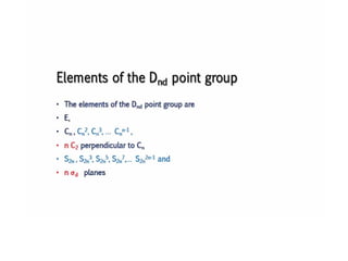 Dnd Point Group Example 9.Dnd POINT GROUP. pptx, group theory . | PPTX