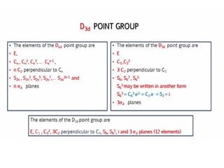9.Dnd POINT GROUP. pptx, group theory . | PPTX