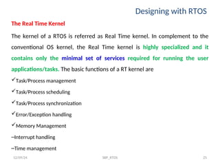 RTOS Based ESD . | PPT