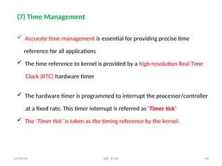 RTOS Based ESD . | PPT