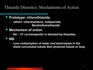 9.5. Pharmacology of Thiazides Diuretics -dec2015.ppt