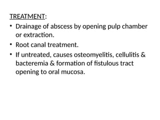 Skin Abscess Pulp 9.PULP & PERIAPICAL DISEASES.ppt -a presentationtx | PPTX