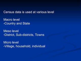 9. Use of Census data.ppt asdasfasfa sfafawfawfa | PPT
