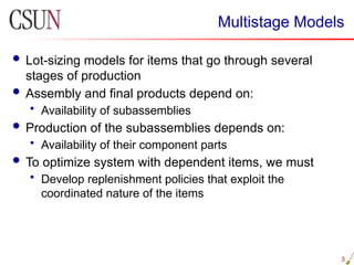 9. Multistage Models lean systems and lean engineer | PPT