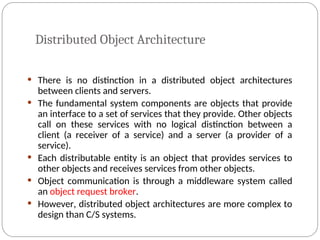 9. Distributed Systems Architecture.pptnnihi | PPT