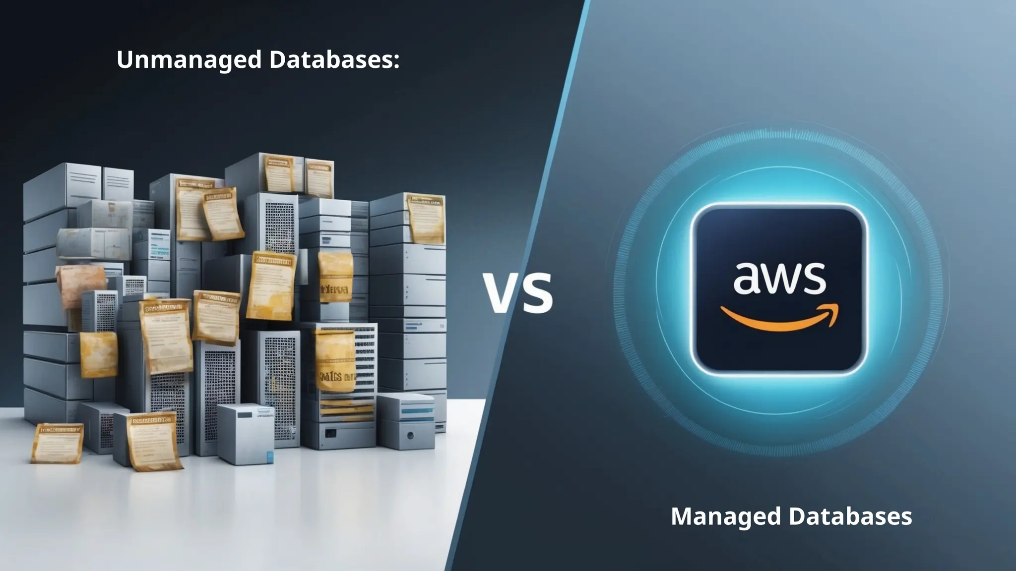 Unmanaged Databases:
Managed Databases
 